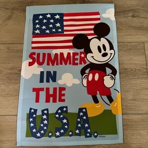Mickey Mouse Summer in the USA Garden Flag